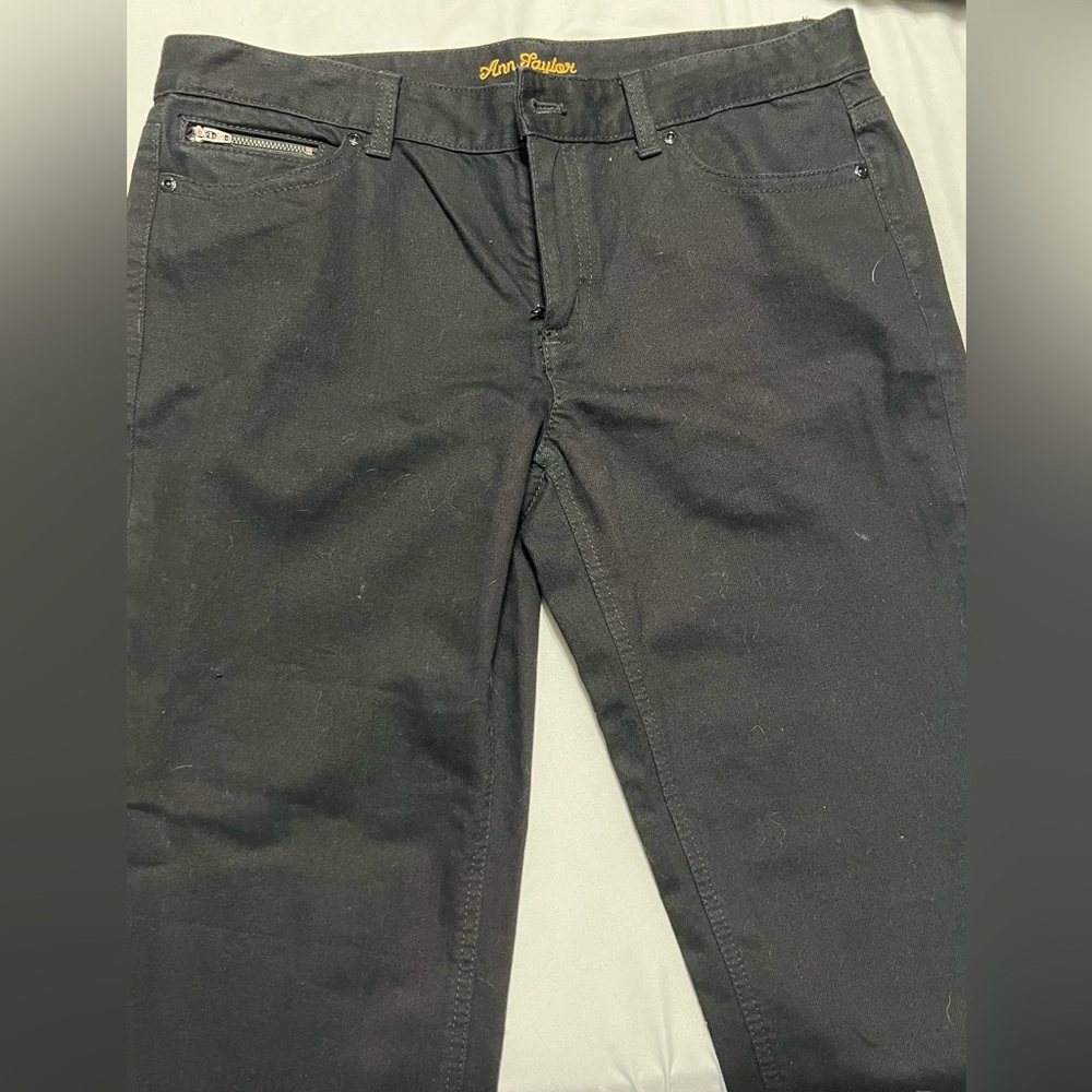 ann taylor black size 10 jeans